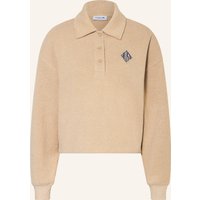 Lacoste Oversized-Sweatshirt beige