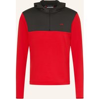 J.LINDEBERG J.Lindeberg Funktionshoodie rot
