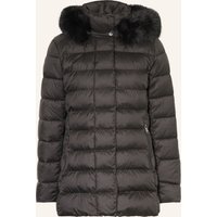 FUCHS SCHMITT Fuchs Schmitt Steppjacke Mit Kunstfell Und Abnehmbarer Kapuze schwarz