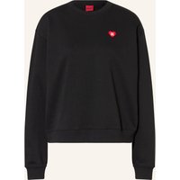 HUGO Sweatshirt Deroxina schwarz