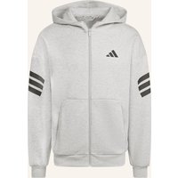 Adidas Hoodie Future Icons 3-Stripes grau