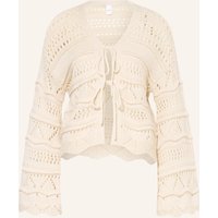 Y.A.S. Strickjacke weiss
