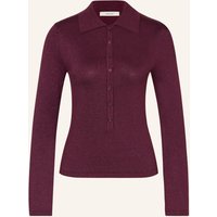 Selected Femme Selected Femme Pullover Mit Glitzergarn rot