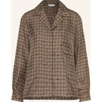 Max Mara Max Mara Seidenbluse Disco braun