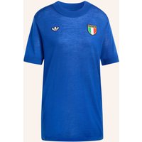Adidas Strickshirt Italien 70s blau