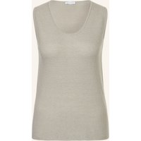 IRIS von ARNIM Iris Von Arnim Stricktop Thyra Aus Cashmere Mit Seide beige