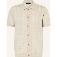 CINQUE Strickhemd Ciyaro Extra Slim Fit beige
