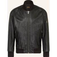 Boss Lederblouson Jakri schwarz