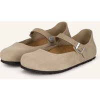 Birkenstock Birkenstock Mary-Jane-Ballerinas Mantova beige