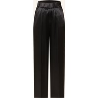 OPUS PANTS Opus Pants Satinhose Mucia Shine schwarz