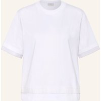 PESERICO Peserico T-Shirt Mit Seide Und Schmucksteinen weiss