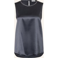 PESERICO Peserico Satintop Mit Schmucksteinen blau