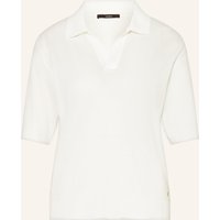 windsor. Strick-Poloshirt weiss