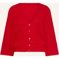 BA&SH Pullover Isaac Mit Mohair Und Schmucksteinen rot