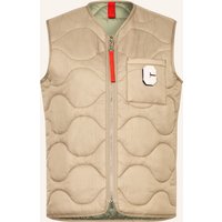 No.1 Como No.1 Como Steppweste Lyss Mit Pailletten beige