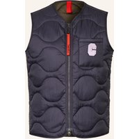 No.1 Como No.1 Como Steppweste Lyss Mit Pailletten blau
