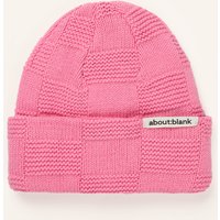 about:blank About:Blank Mütze pink