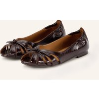 billi bi Billi Bi Lack-Ballerinas braun