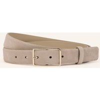 abro Abro Ledergürtel beige