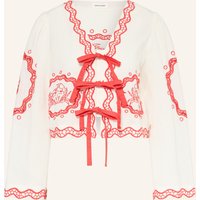 Fabienne Chapot Fabienne Chapot Blusenshirt Serviette Mit Stickereien weiss