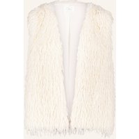 BETTY&CO Kunstfell-Weste weiss