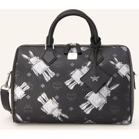 MCM Handtasche Ella Boston Medium schwarz