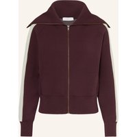Rich & Royal Rich & Royal Strickjacke Mit Galonstreifen rot