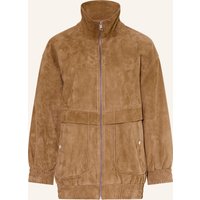 Rich & Royal Lederjacke braun