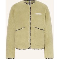 VIVI MARI Vivi Mari Teddyfell-Jacke gruen