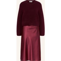 Phase Eight Phase Eight Set Issy: Satinkleid Mit Pullover rot