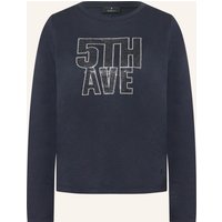 monari Monari Longsleeve Mit Schmucksteinen blau