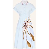 dorothee schumacher Dorothee Schumacher Hemdblusenkleid Floral Power blau