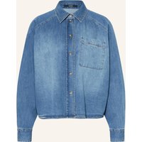 someday Someday Jeansbluse Zebru blau
