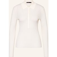 Maje Maje Strick-Poloshirt weiss