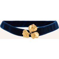 Seenberg Samt-Choker blau
