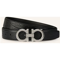 FERRAGAMO Ferragamo Ledergürtel Zum Wenden schwarz