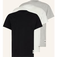 Jil Sander Jil Sander 3er-Pack T-Shirts schwarz