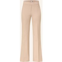 SEDUCTIVE Seductive Bootcut-Hose Nanou Aus Jersey braun