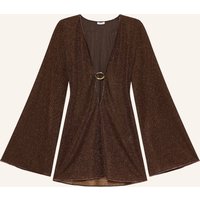 Oséree Oséree Strandkleid Lumiere Mit Glitzergarn braun
