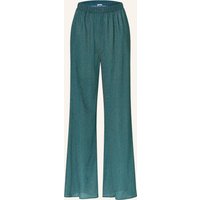 Oséree Oséree Marlenehose Lumiere Mit Glitzergarn blau