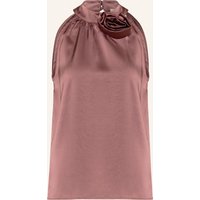 NEO NOIR Neo Noir Blusentop Rosette Aus Satin rosa