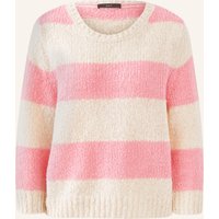 Oui Pullover Mit 3/4-Arm rosa