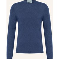 FTC CASHMERE Pullover Mit Cashmere blau