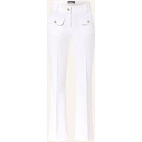 CAMBIO Bootcut-Hose Farah weiss