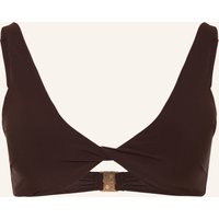 JETS Australia Jets Australia Triangel-Bikini-Top Jetset braun