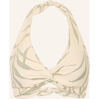 JETS Australia Jets Australia Neckholder-Bikini-Top Botanic Lines beige