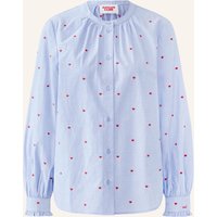 Oui Oui Bluse blau