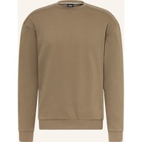 Boss Lounge-Sweatshirt Chevron braun