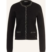Guess Strickjacke Mit Schmucksteinen Und Schmuckperlen schwarz