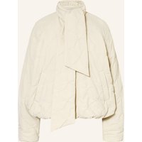 Y.A.S. Steppjacke Mit Abnehmbarem Schal weiss
